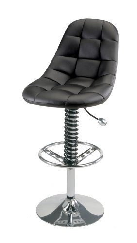 Pitstop Furniture HR1300B Black Pit Crew Bar Chair Barstools Pitstop Furniture HR1300B