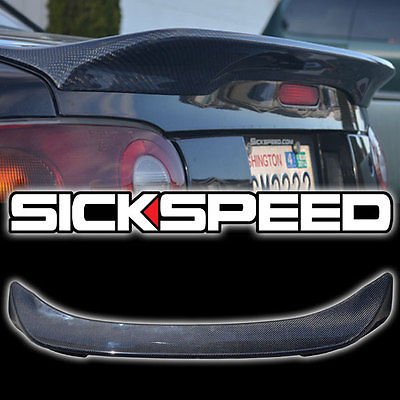 Real Carbon Fiber Rear Trunk Wing Spoiler Miata Mx-5 Nb Na Mx5 Eunos Roadster Body Sickspeed SPOILER CF MIATA