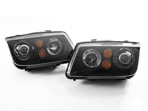 99-05 VW Jetta/Bora MK4 H7 Housing HID Replica E-Code Black Projector Headlights Headlight Bulbs Depo mk4SMKdHREP