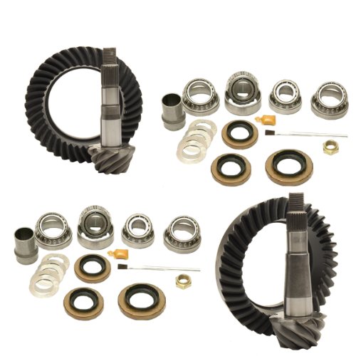 Nitro (GPJKNONRUB-4.88) Thick Front and Rear 4.88 Ratio Gear Package Kit for Jeep Wrangler JK Ring & Pinion Gears Nitro GPJKNONRUB-4.88