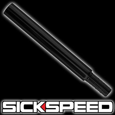 Black Shift Knob Extension For Gear Shifter Lever 94Mm Extended 3.75 M10x1.5 Knobs Sickspeed BLK EXT 10X1.5