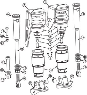 Shocks & Struts SPC Performance 25862