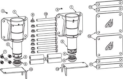 Shocks & Struts SPC Performance 25854