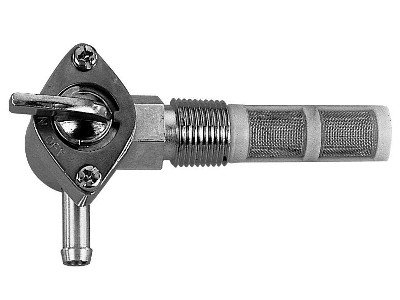 KCInt Early 3/8 NPT Style Chrome Fuel Tank Petcock for Harley Davidson Gas Tanks KCINT/KC International 50-25002-05