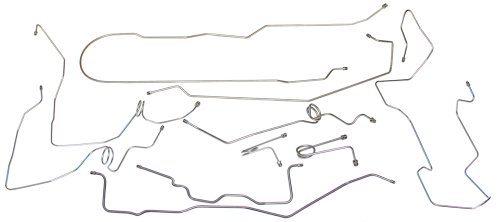 Inline Tube CTB9548 Chevrolet Silverado/GMC Sierra Truck 4wd, 1 Ton, Longbed, Single Rear Wheels, Anti Lock, Power Disc-Complete OEM Brake Line Set ABS Inline Tube CTB9548