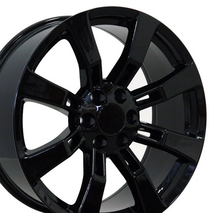 Escalade Style Wheel Fits Cadillac - Black 22x9 Car OE Wheels / Wheel1x 9451340