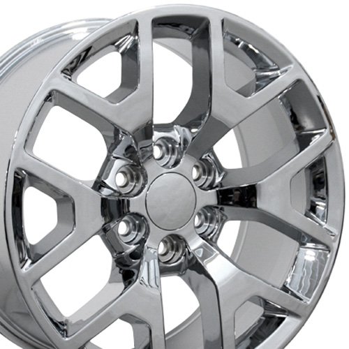 20 Fits GMC - Sierra 1500 Style Replica Wheel - Chrome 20x9 Replica OE Wheels / Wheel1x 9471186