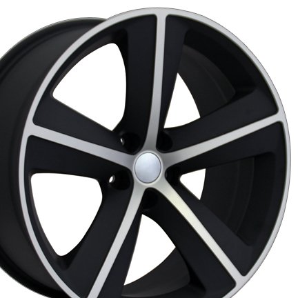 20 Matte Black Challenger SRT Wheel 20x9 Rim Fits Dodge Charger Magnum RT Replica OE Wheels / Wheel1x 9453162