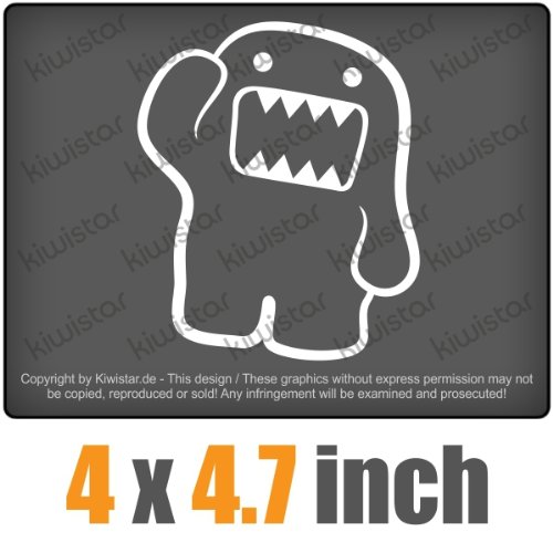 Domo Kun 4 x 4.7 inch JDM Decal Sticker Aufkleber Racing DUB Die Cut Bumper Stickers, Decals & Magnets Kiwistar csf0127_32