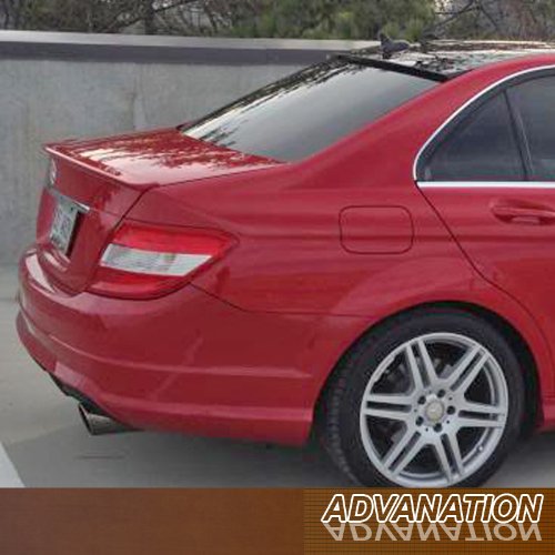 08-11 W204 C-Class Sport Roof Glass Tail Top Rear Spoiler Wing Primer Unpainted Body Advan-Emotion 1-ABS336A _PRIMER