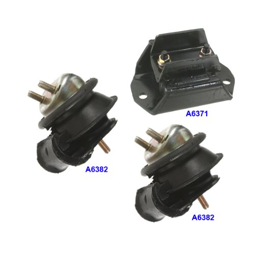 1997-2000 Infinit QX4 3.3L Engine Motor & Trans. Mount Set 3PCS A6382 A6382 A6371 Engine Mounts Motor Max A6382, A6382, A6371