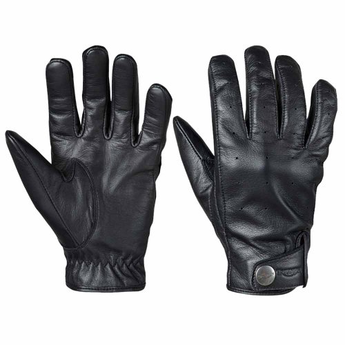 Triumph McQueen Glove S Black Gloves Triumph, Triumph Motorcycles MGVS14112-S