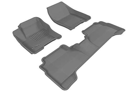 3D MAXpider Complete Set Custom Fit Floor Mat for Select Ford Escape Models - Classic Carpet (Gray) Custom Fit 3D MAXpider L1FR05602201
