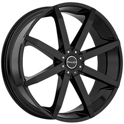 Akuza 843 Zenith 24x8.5 Black and Machined Wheel / 5x115mm 5x120mm/ 35mm Offset / 74.1mm Hub Bore Car Akuza 843248055+35GBM
