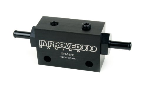Improved Racing ENV-150 Dual Inline Oil Sensor Manifold Block, 3/8 Hose Barbs Accessories Improved Racing ENV-150-06SB