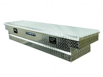 LUND 7511101 Black 70 Slimline Full Size Cross Bed Truck Tool Box Truck Bed Toolboxes Lund 7511101