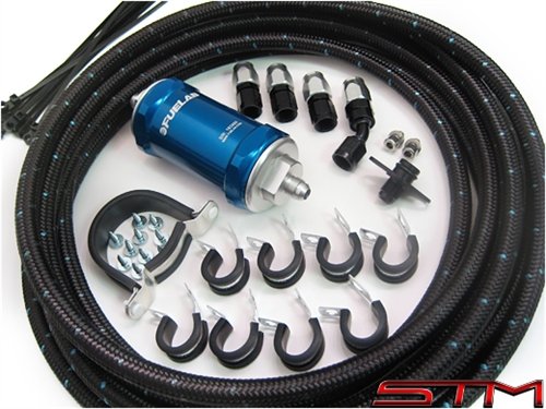 STM 90-99 DSM FUEL TANK TO RAIL KIT WITH -6 LINES FREE SHIPPING Fuel Injectors Torque Solution STM-90-99-DSM-FUEL-TANK-TO-RAI-1