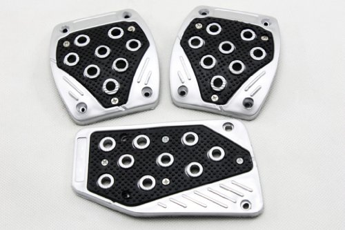 Neverland Black Universal Strong PVC Nonslip Safety Pedal Accelerator Brake Clutch for Manual Car MT Body Neverland-motor(Automotive & Powersports) A38-5