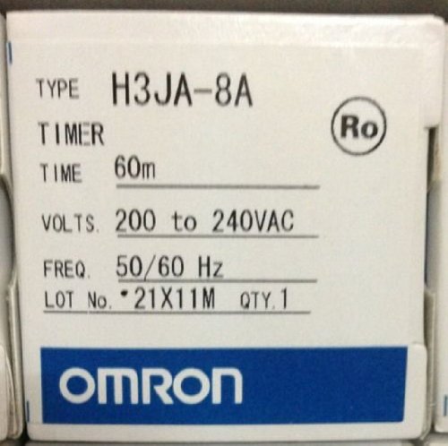 Omron H3JA-8A AC200-240 60M ON-Delay Timer Air Conditioning Omron H3JA-8A AC200-240 60M