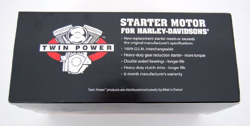 1.2 Kw Starter for 94-06 Harley-Davidson FLH, Dresser, Road King, Touring Models, Classic Ultra, Street Glide Vehicles Demons Cycle STARTER 12KW Black 94 06 46-3007