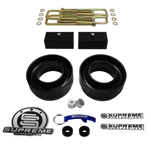 Supreme Suspensions - Chevy Silverado 1500 GMC Sierra 1500 3 Front + 1.5 Rear Lift Kit 2WD Body Lift Kits Supreme Suspensions AZM 416(1.5R)(pro)