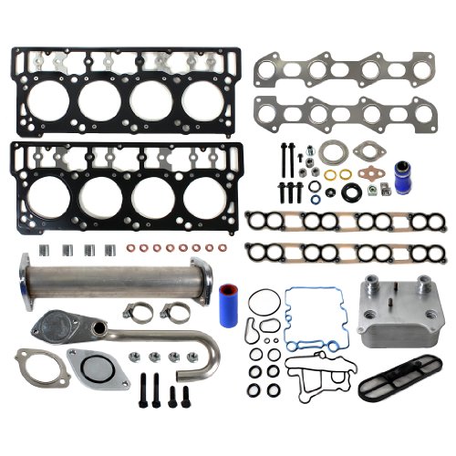 CNS EK79180 EGR Complete Kit for Ford E-Series / F-Series / Excursion 6.0L (363cid) OHV V8 PowerStroke Diesel Turbo 03-06 EGR Valves CNS EngineParts EK79180