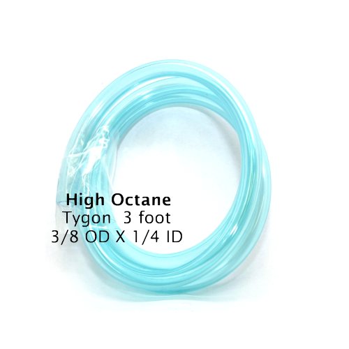 3 Feet High Octane 1/4 Blue Fuel Line for Sight Gauge Gas Tanks Speed Dealer Customs SD-3FT-BLUE