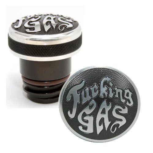 Speed Dealer Accent Machined Fucking Gas Cap for West Coast Choppers Villain Style Tank Bung Gas Caps Speed Dealer Customs SD-GC-PU-BK-PL-FG