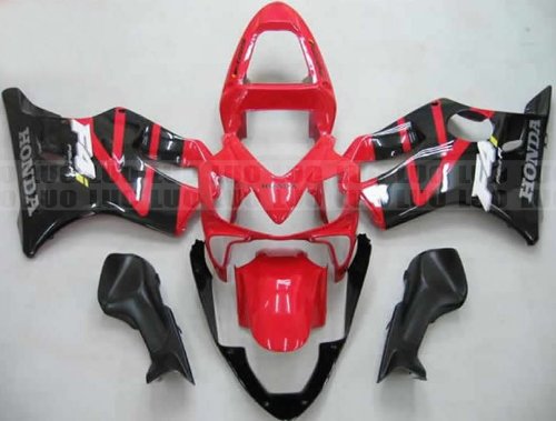 LUO-FG-009-08 Motorcycle Racing Customized ABS Plastic Injection Fairing OEM Kit For Honda CBR600 F4i 2001 - 2003 Fairing Kits Luo Luo LUOO-FG-009-08