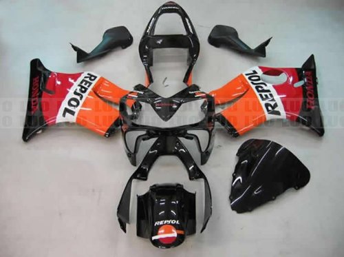 LUO-FG-009-11 Motorcycle Racing Customized ABS Plastic Injection Fairing OEM Kit For Honda CBR600 F4i 2001 - 2003 Fairing Kits Luo Luo LUOO-FG-009-11