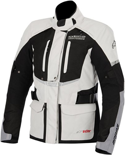 Alpinestars Stella Andes Drystar Womens Jacket, Gender: Womens, Primary Color: Gray, Size: XL, Apparel Material: Textile, Distinct Name: Light Gray/Black 3217514-921-XL Jackets & Vests Alpinestars 3217514-921-XL