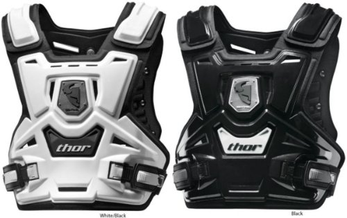 Thor Motocross Sentinel Protector Roost Guard Adult - White Chest Protectors Thor TMX-27010641