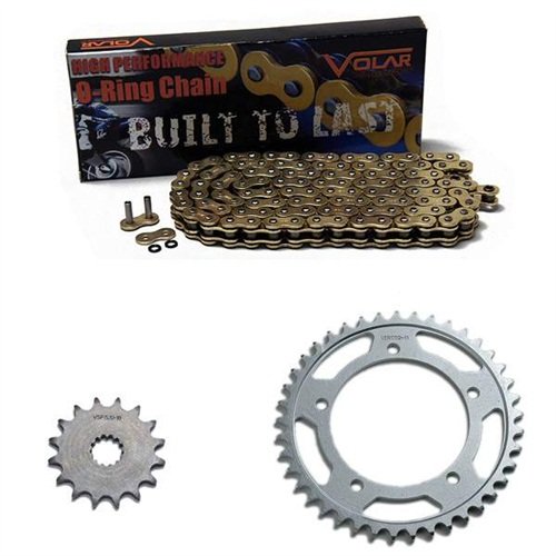 Chain & Sprocket Kits Volar Motorsport, Inc JTF520-15+JTR807-45+525x114-Oring-Gold-1