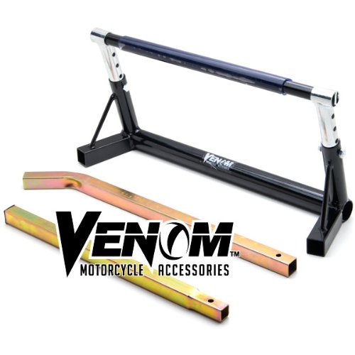 Adjustable Motorcycle Pivot Center Lift Bar Stand - Extends from 7 to 10 Adjustable Motorcycle Pivot Center Lift Bar Stand Stands Venom SMI3017
