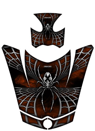 Creatorx Can-Am Brp Spyder Rs Gs Hood Graphics Kit Spiderx Dark Orange Decals CREATORX CXAMZ000501