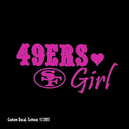 Decals Custom Decal Tattooz 49ersgirlrasp1