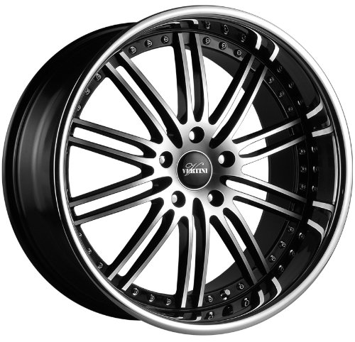 20 Wheels Vertini Hennessey 20x8.5 20x10 Black Machine Face Fit BMW 5x120 Car Vertini VertiniHennessey2085105120bmfbmw