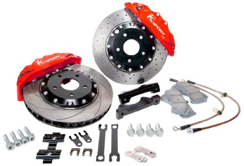 Ksport (BKVW270-841SR) ProComp Red Front 8-Piston Big Brake System Brake Kits Ksport BKVW270-841SR