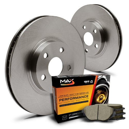 Max KT010341 Front Premium OE Replacement Rotors and Ceramic Pads Combo Brake Kit (Front: 305mm) Brake Kits Max Advanced Brakes KT010341