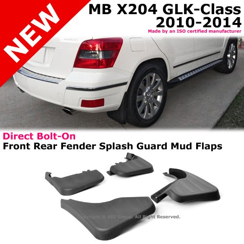 MB GLK-Class 10-14 X204 Front Rear Fender Mud Guard Splash Flap 4PCS Black Guards & Covers Advan-Emotion 2-MF-MBX204-BK
