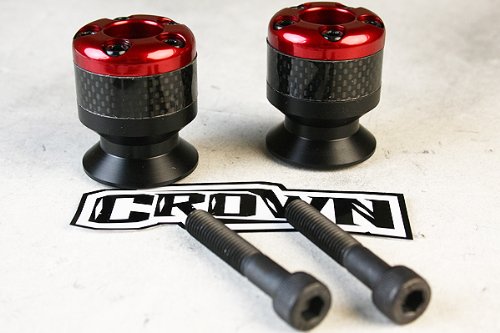 Swing Arm Spools Crown Moto USA Spool-8mm-Red