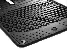 Genuine Smart 45168024489G33 Smart Fortwo All Season Rubber Floor Mats Black Set of 2 Custom Fit Genuine Smart 45168024489G33