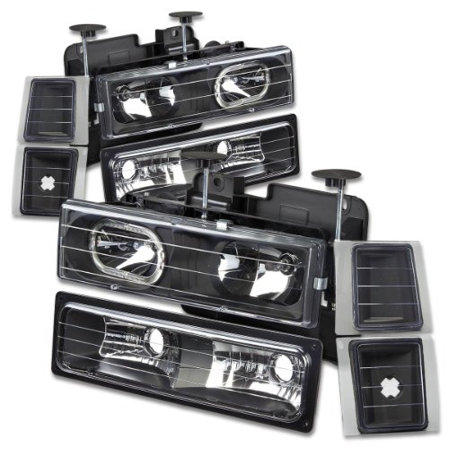 Exterior Accessories Auto Dynasty AD-HL-HA-8P-C1094-BK