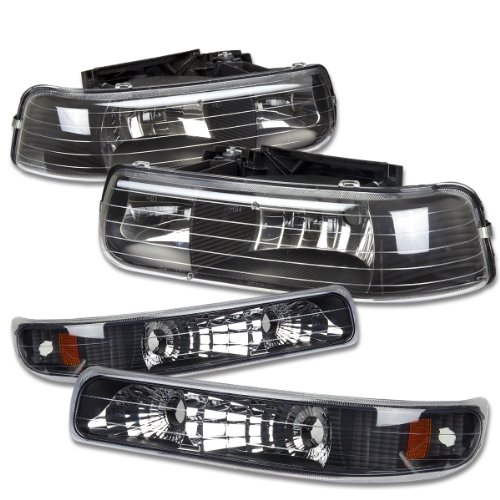 Exterior Accessories Auto Dynasty AD-HL-OH-CS99-4P-BK-AB