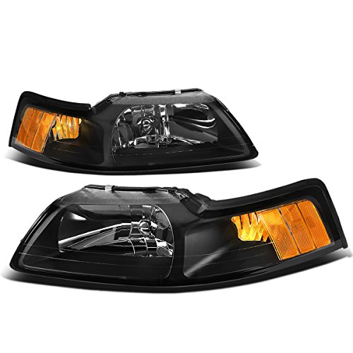 Headlight Assemblies Auto Dynasty AD-HL-OH-FM99-BK-AM