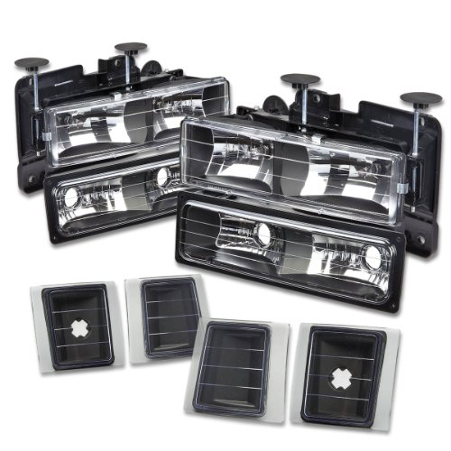 Exterior Accessories Auto Dynasty AD-HL-OH-8P-C1094-BK-B
