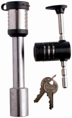 Master Lock 1481DAT 5/8-Inch Barbell Receiver Pin & Coupler Lock - Quantity 4 Hitch Locks Master Lock 1481DAT