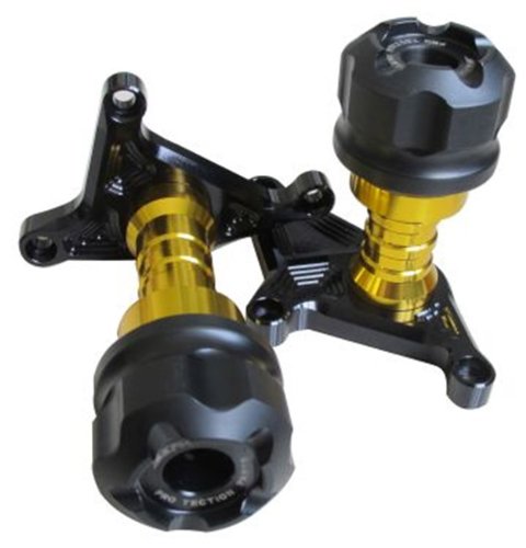 Honda Grom MSX125 Engine Guards Crash Protectors Black Gold Engine Guards Spyker EGCP-024