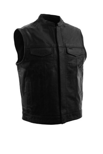 Jackets & Vests The Nekid Cow TNC-640-SOA-Black
