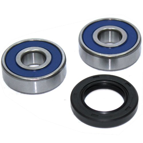 FRONT WHEEL BALL BEARINGS & SEAL KIT HONDA CB250 CB-250 Nighthawk 250 1991-2008 Bearings Caltric BR115+BR115+SL109/1